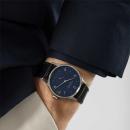 NOMOS Glashütte Minimatik 39 Datum blau - Bild 5