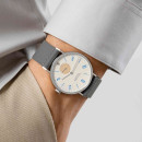 NOMOS Glashütte Tangente 38 Datum Schulhausweiß  - Bild 6