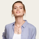 Tamara Comolli MIKADO Halskette 'Türkis' mit Diamant-Pavé - Bild 5