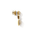 Tamara Comolli BOUTON Ohrhänger 2 Cabochons mit Diamant-Pavé - Bild 2