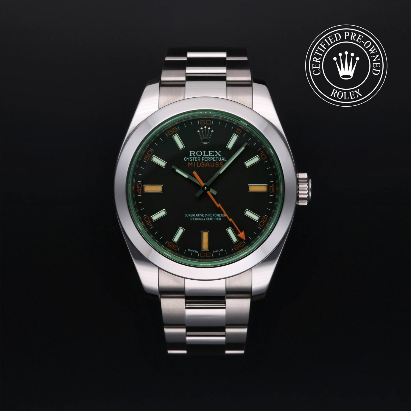 Rolex Milgauss M116400GV-0001 Herrenuhr Soldier