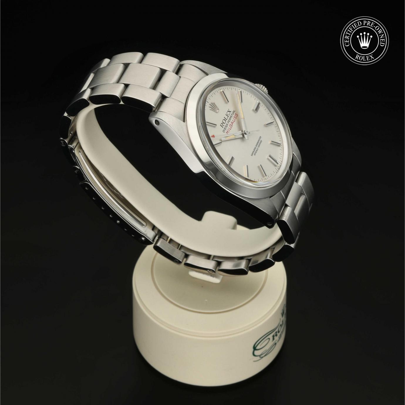 Rolex Oyster Perpetual Milgauss 1019/0 - 360 Grad Ansicht Bild 29
