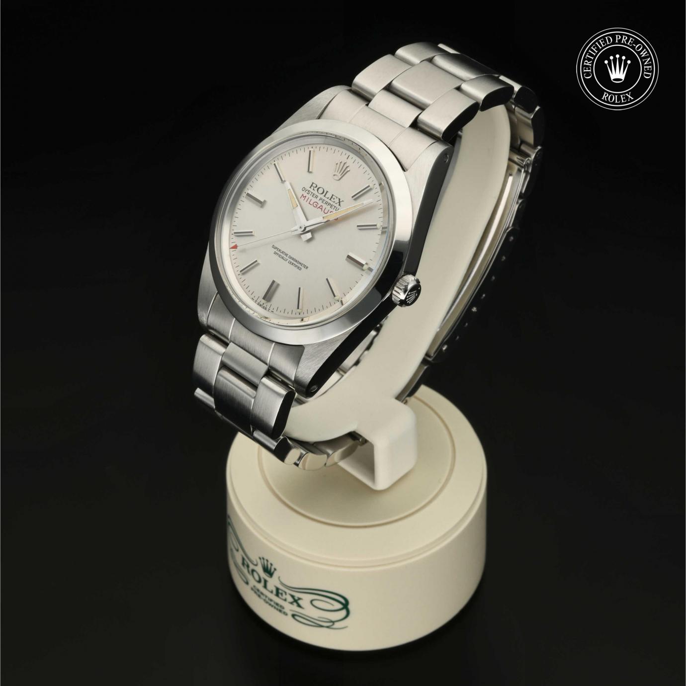 Rolex Oyster Perpetual Milgauss 1019/0 - 360 Grad Ansicht Bild 5