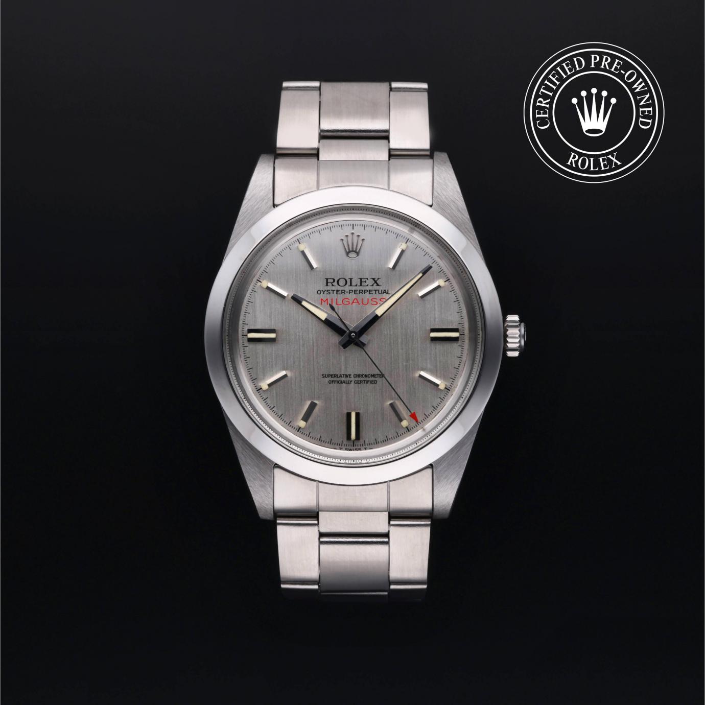 Rolex Oyster Perpetual Milgauss 1019/0 Herrenuhr Soldier