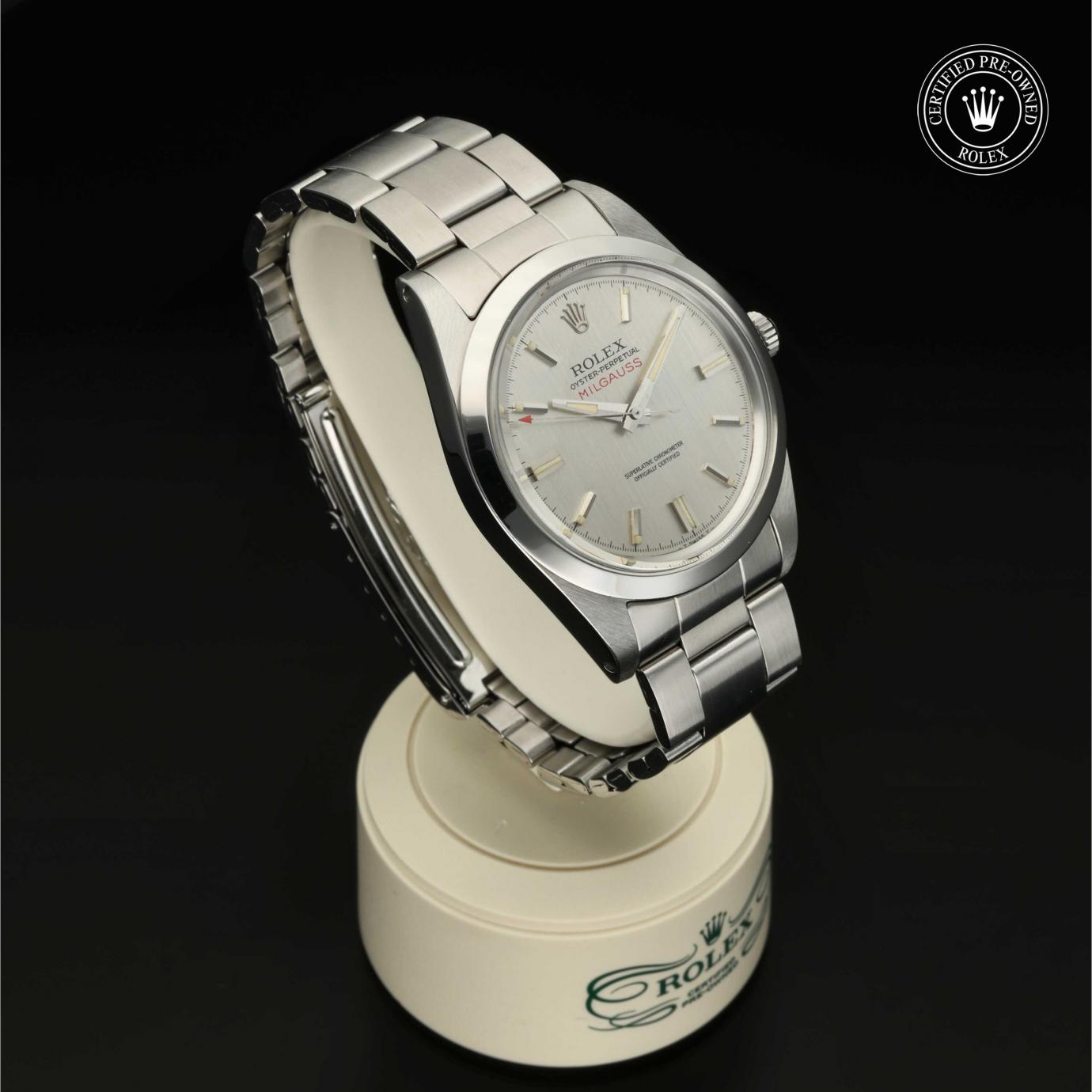 Rolex Oyster Perpetual Milgauss 1019/0 - 360 Grad Ansicht Bild 32
