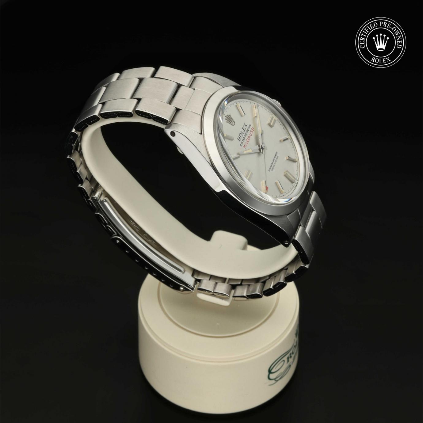 Rolex Oyster Perpetual Milgauss 1019/0 - 360 Grad Ansicht Bild 29