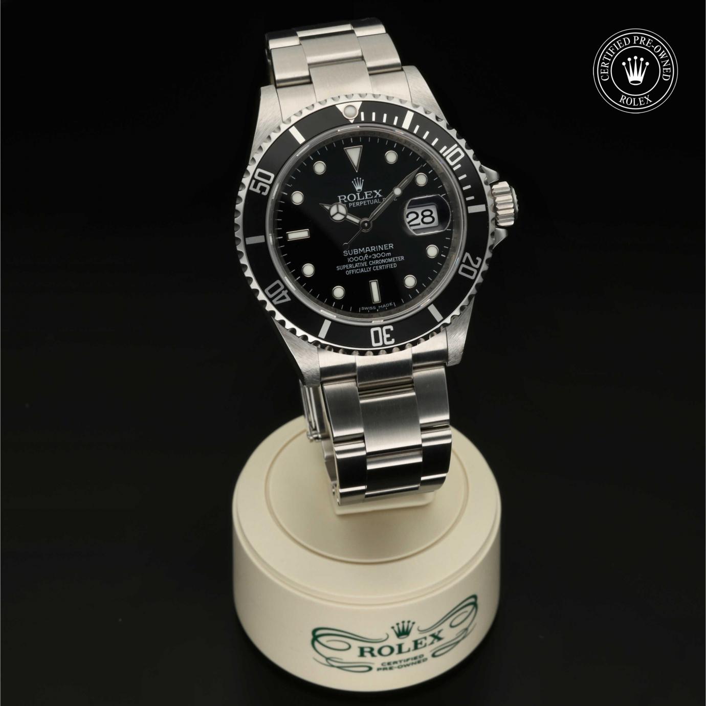 Rolex Oyster Perpetual  Submariner Date M16610-0007 - 360 Grad Ansicht Bild 35