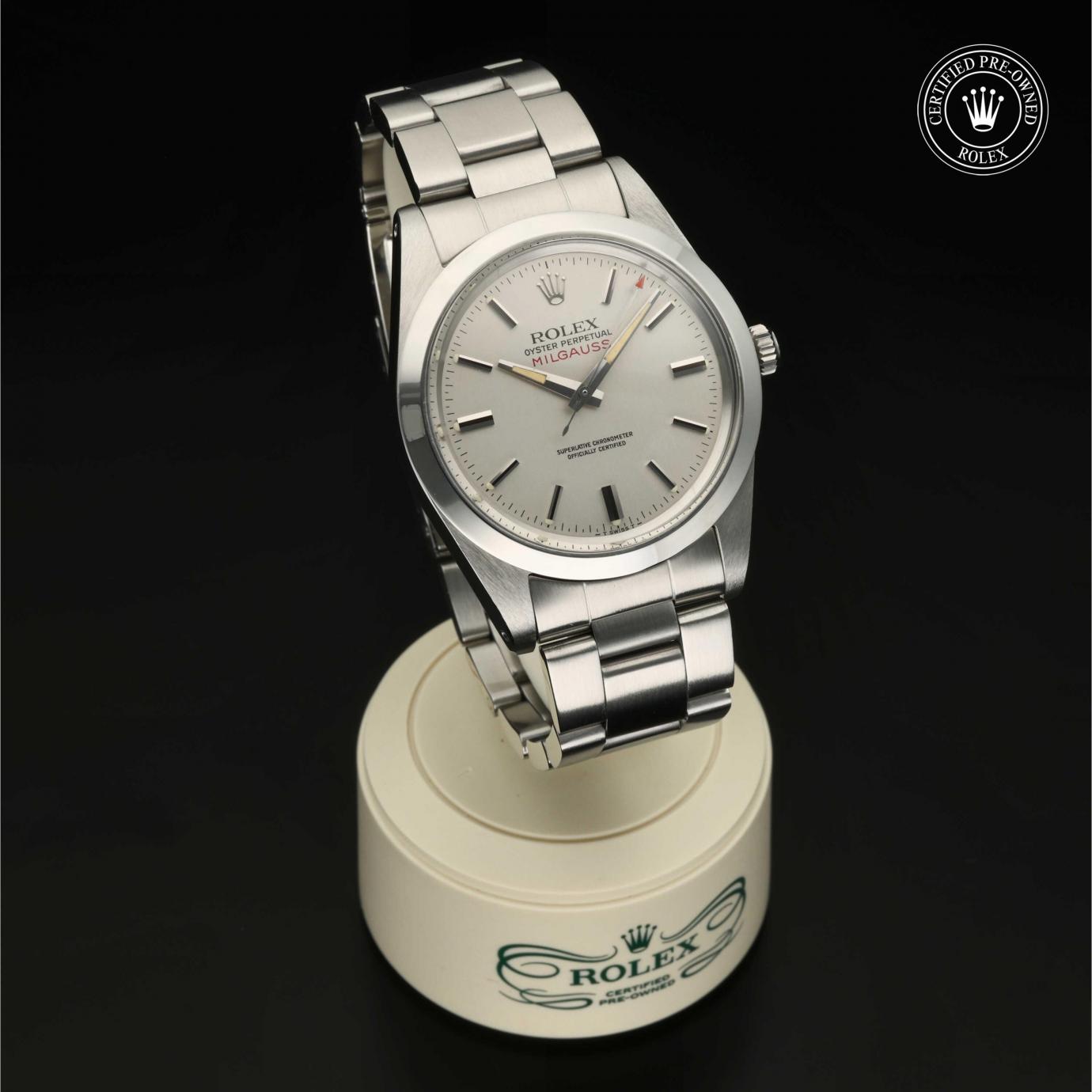 Rolex Oyster Perpetual Milgauss 1019/0 - 360 Grad Ansicht Bild 34