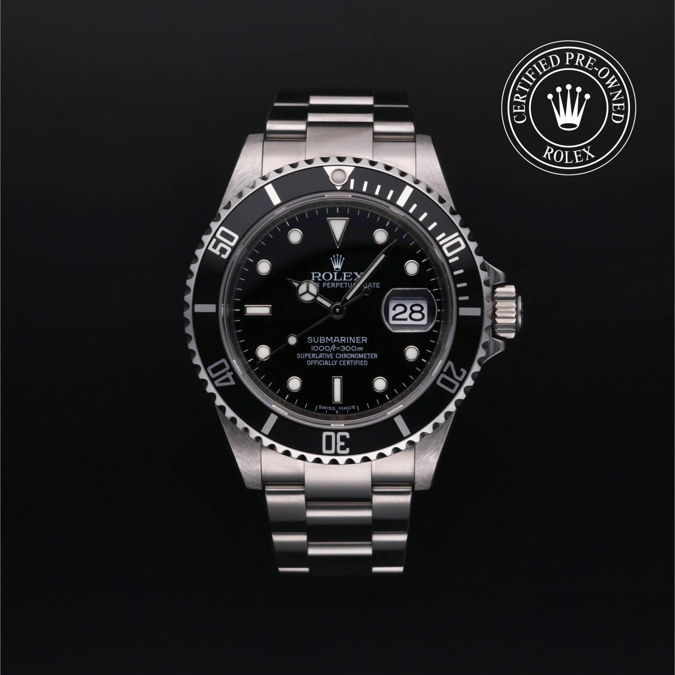 Rolex Oyster Perpetual  Submariner Date M16610-0007 Herrenuhr Soldier