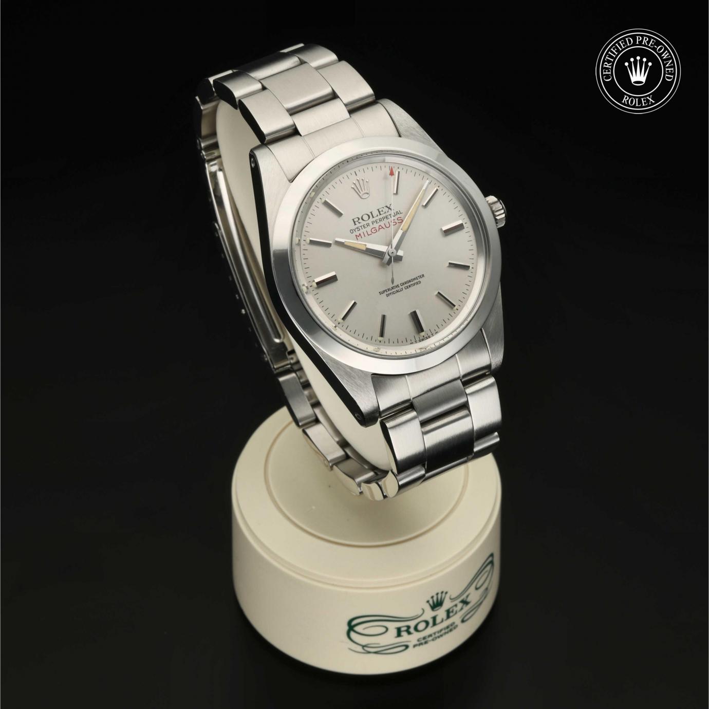 Rolex Oyster Perpetual Milgauss 1019/0 - 360 Grad Ansicht Bild 33