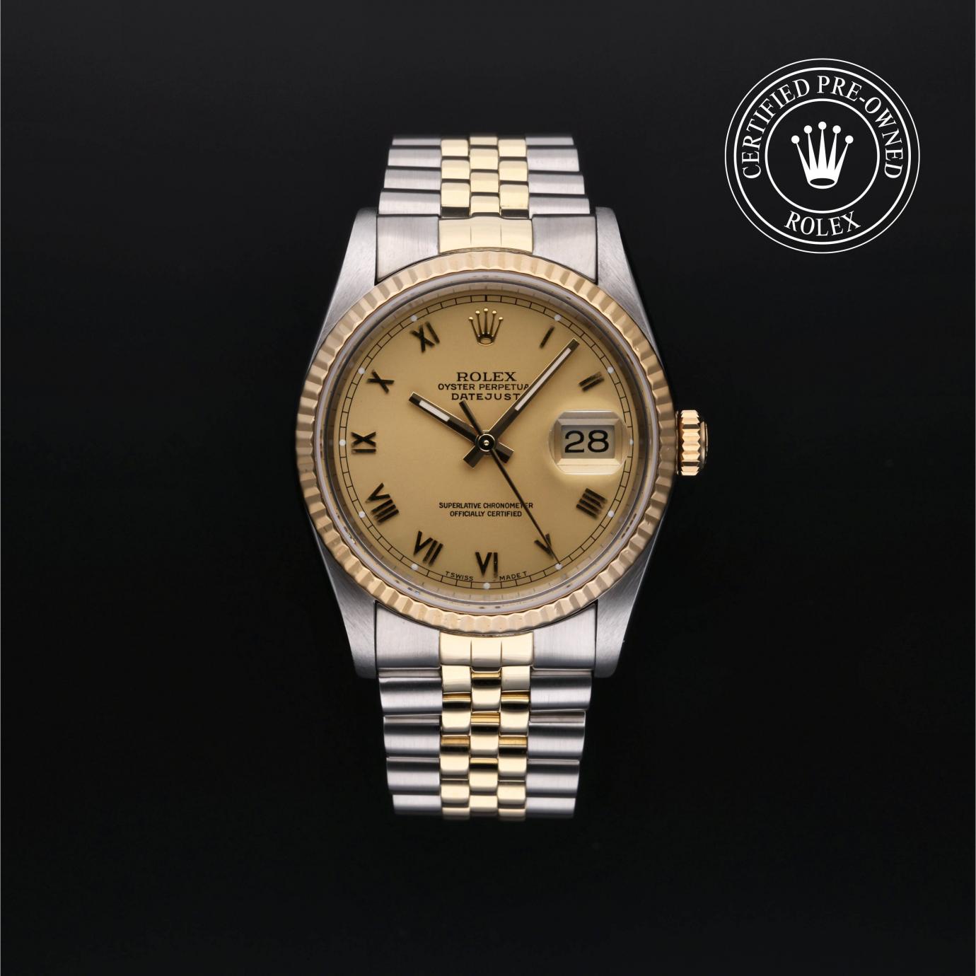 Rolex Oyster Perpetual Datejust 36 M16233-0025 Herrenuhr Soldier