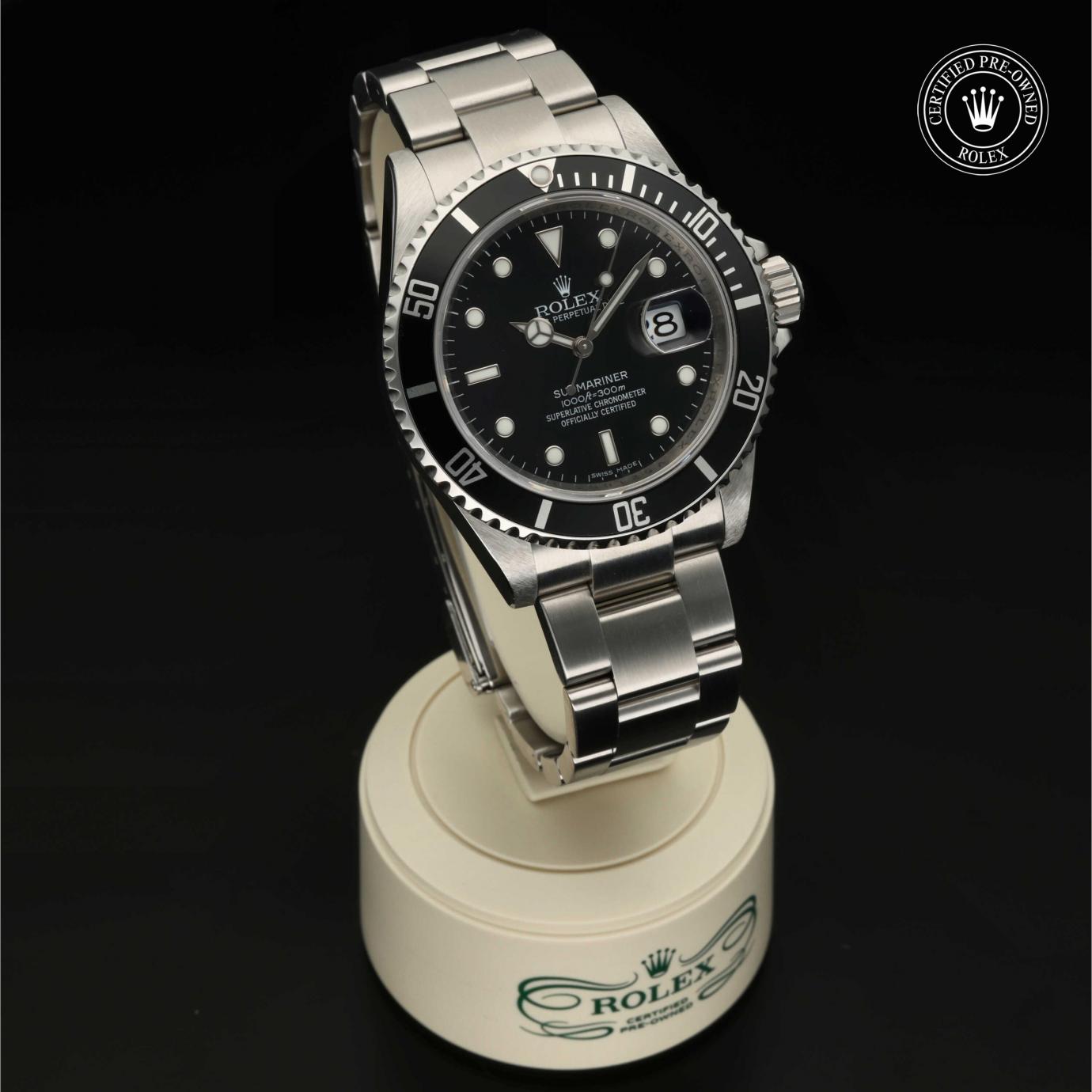 Rolex Oyster Perpetual  Submariner Date M16610-0007 - 360 Grad Ansicht Bild 34