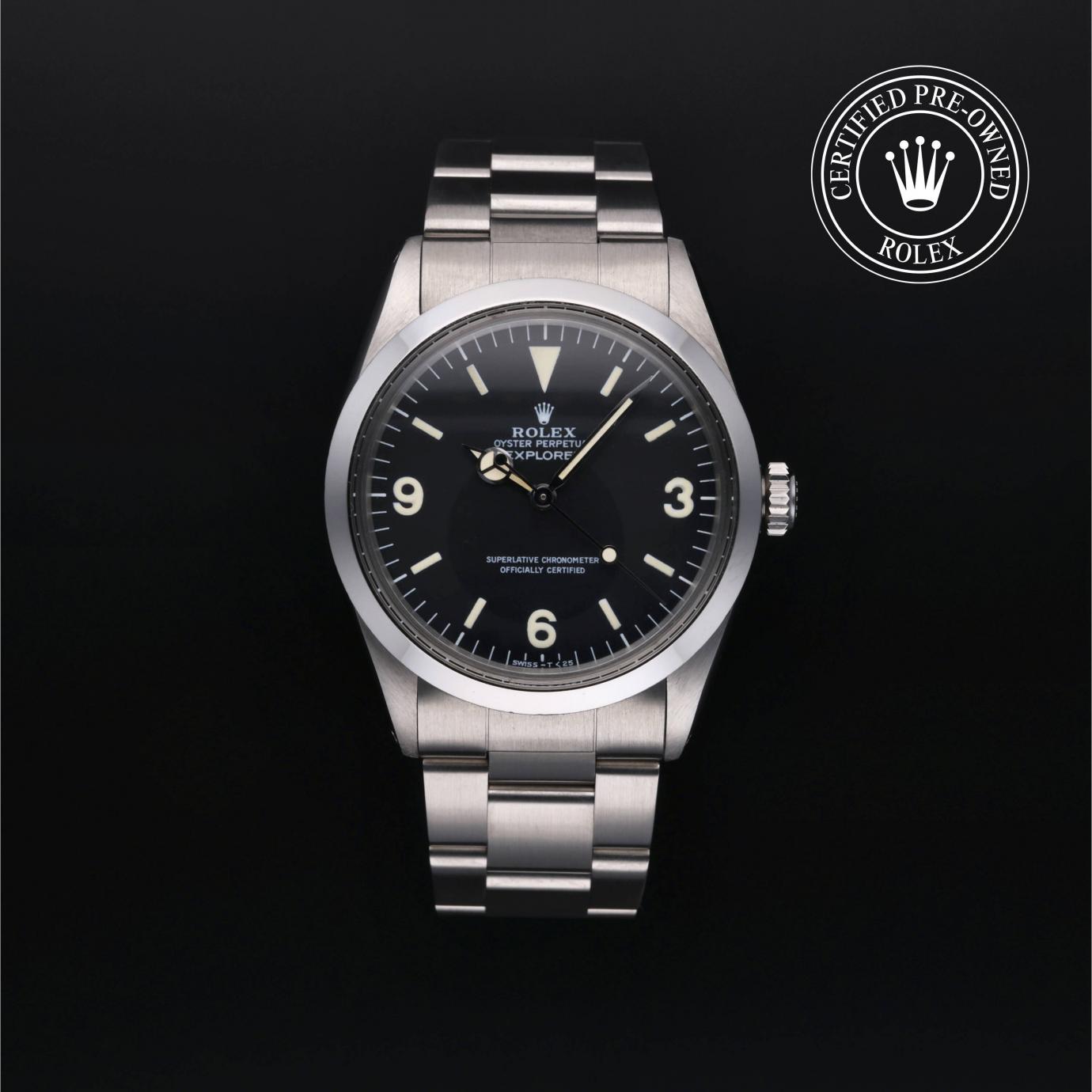 Rolex Oyster Perpetual Explorer 36 1016/0 Herrenuhr Soldier