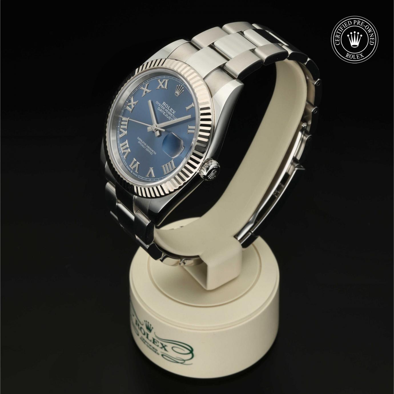 Rolex Datejust 41 M126334-0025 - 360 Grad Ansicht Bild 6