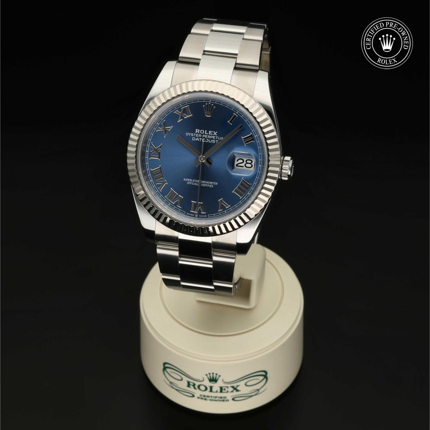 Rolex Datejust 41 M126334-0025 - 360 Grad Ansicht Bild 2
