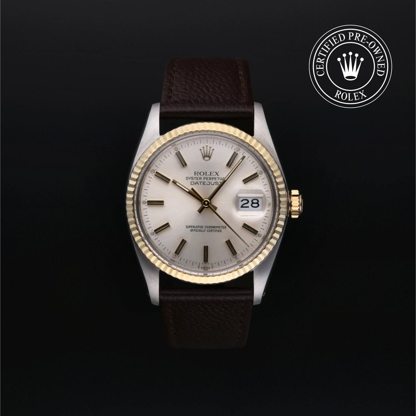 Rolex Oyster Perpetual  Datejust 36 16013 Herrenuhr Soldier