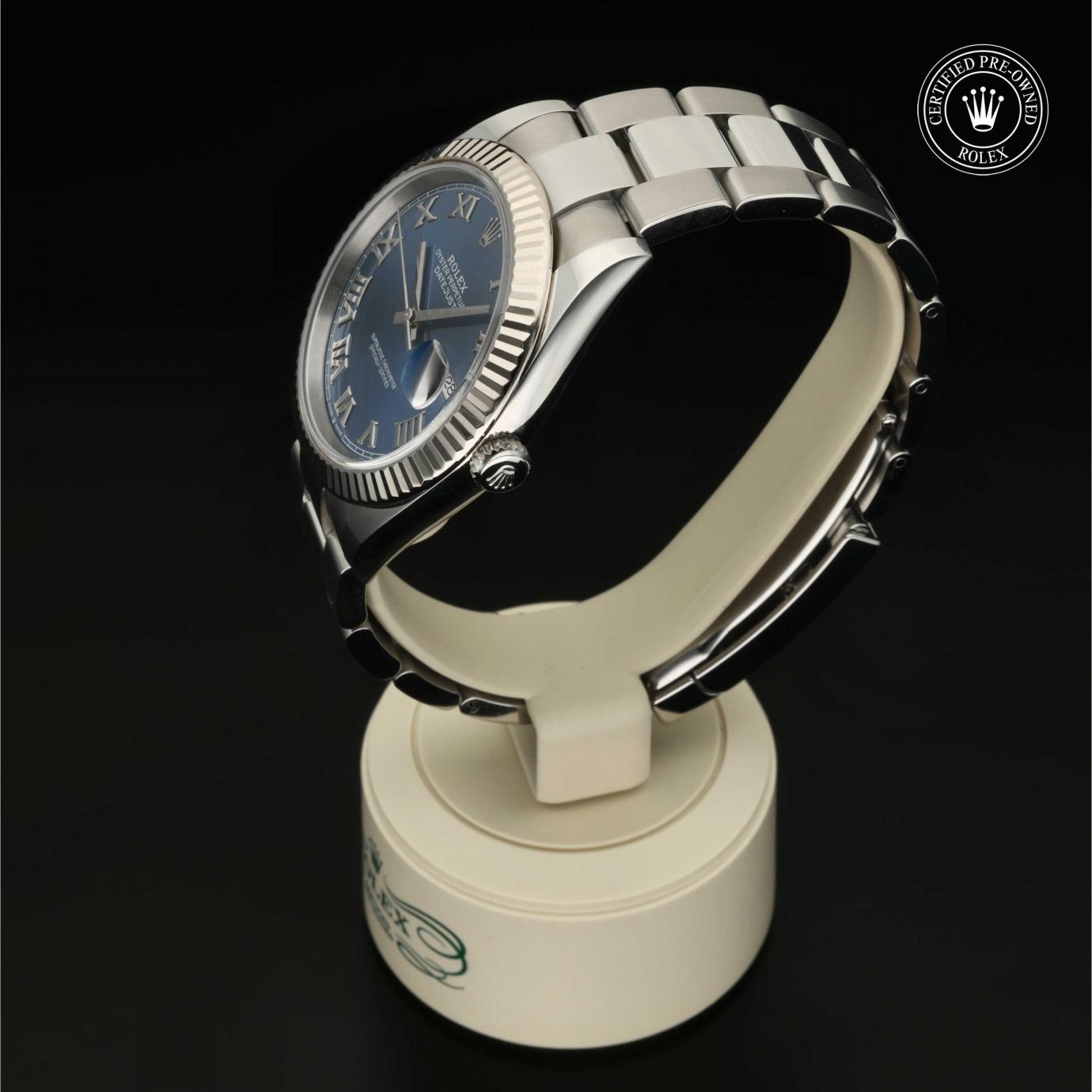 Rolex Datejust 41 M126334-0025 - 360 Grad Ansicht Bild 8