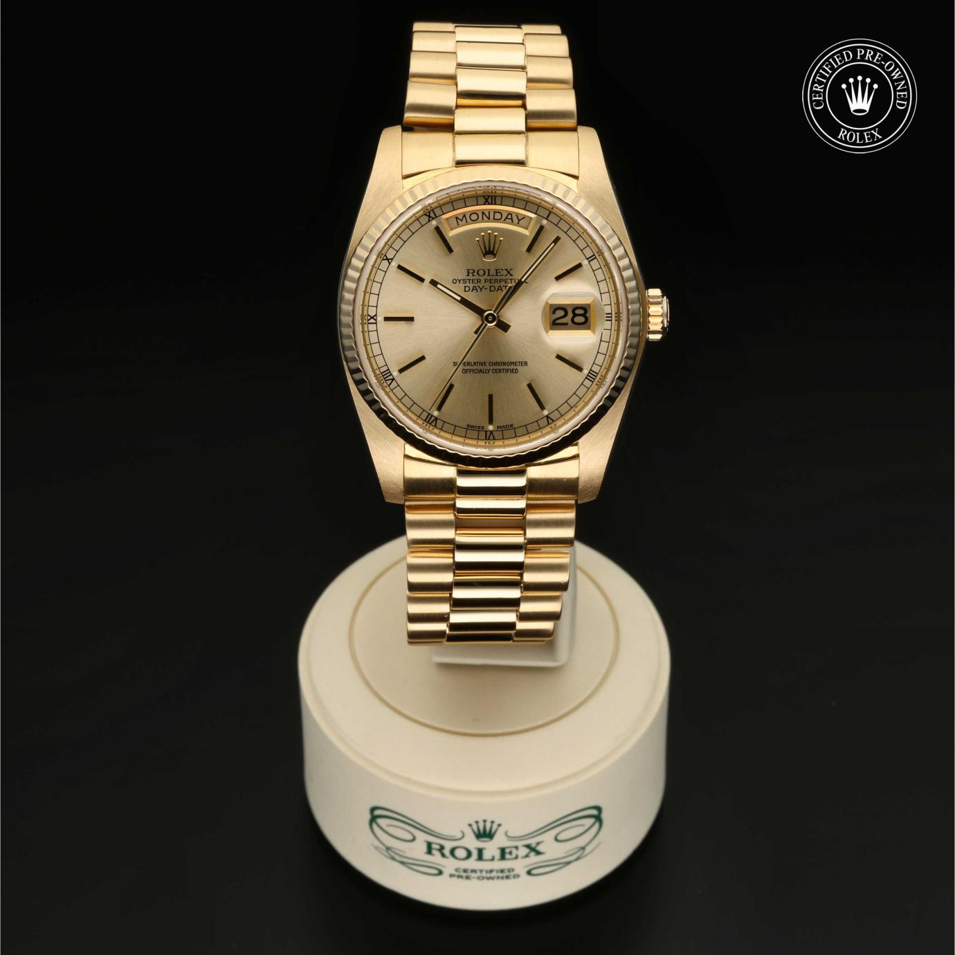 Rolex Oyster Perpetual Day-Date 36 18038 Herrenuhr Bild 1