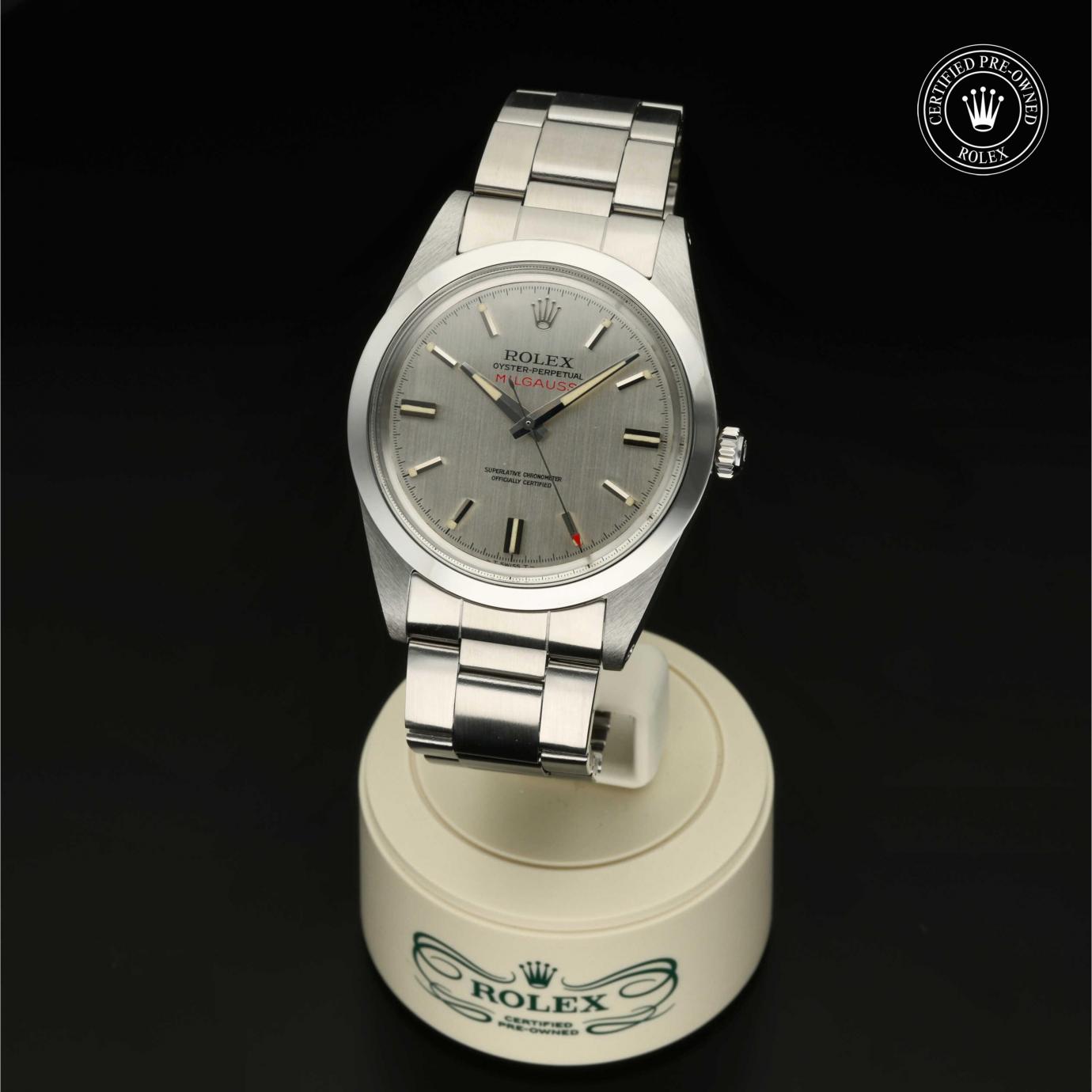 Rolex Oyster Perpetual Milgauss 1019/0 - 360 Grad Ansicht Bild 2