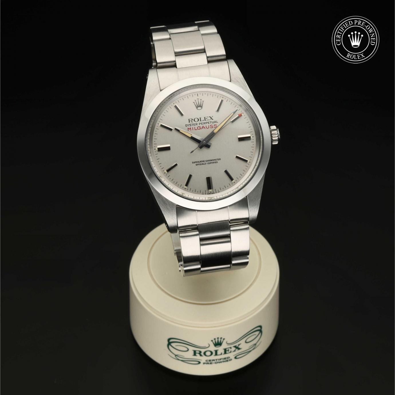 Rolex Oyster Perpetual Milgauss 1019/0 - 360 Grad Ansicht Bild 35