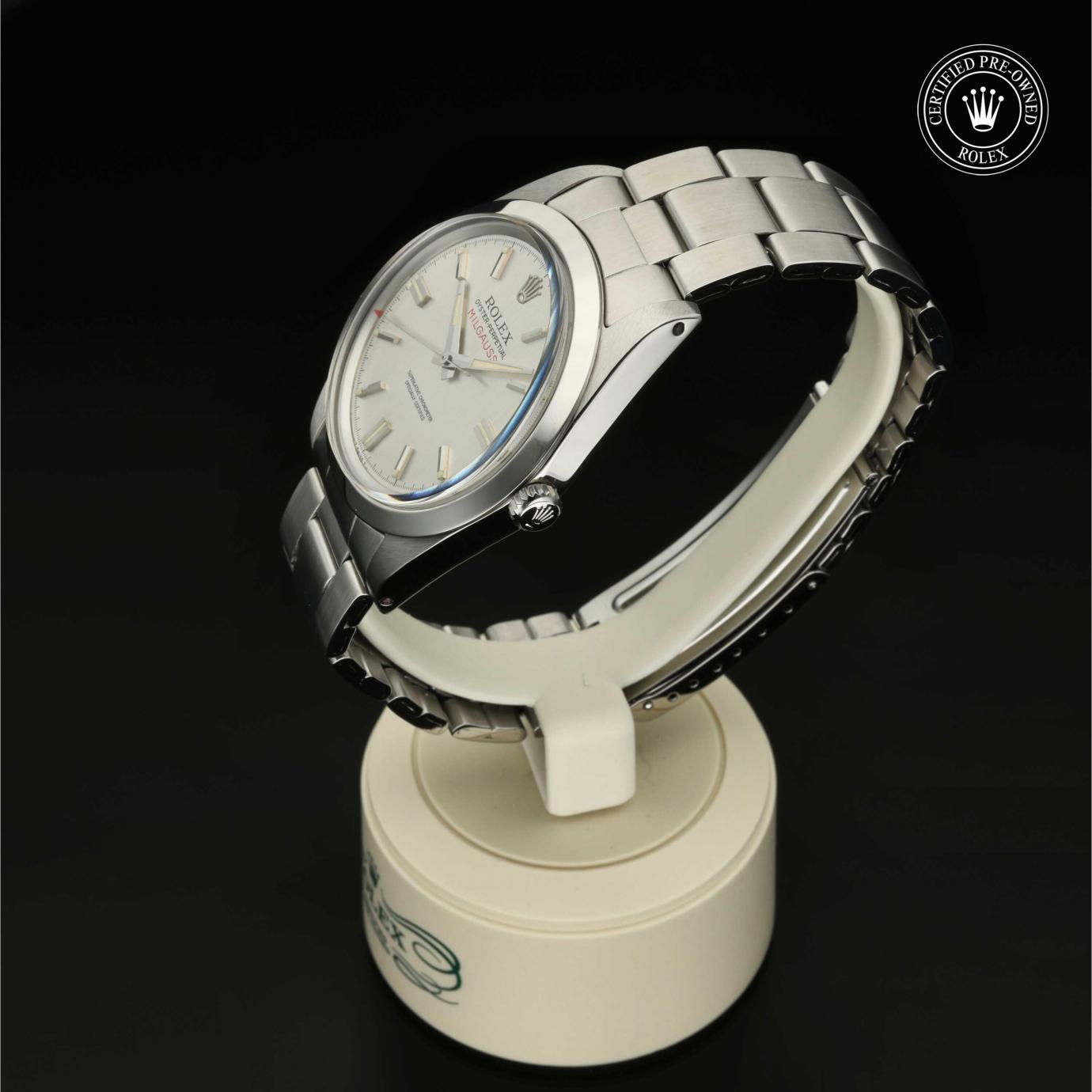 Rolex Oyster Perpetual Milgauss 1019/0 - 360 Grad Ansicht Bild 8