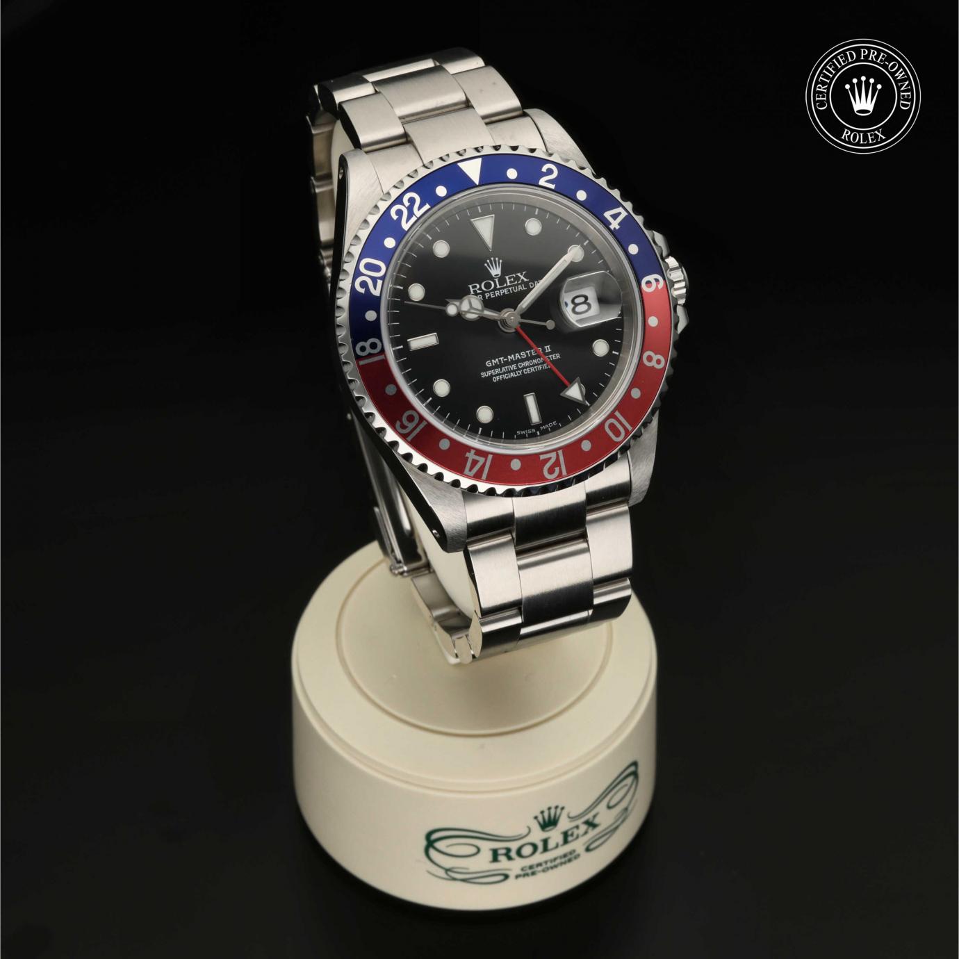 Rolex Oyster Perpetual  GMT-Master II M16710BLRO-0005 - 360 Grad Ansicht Bild 34