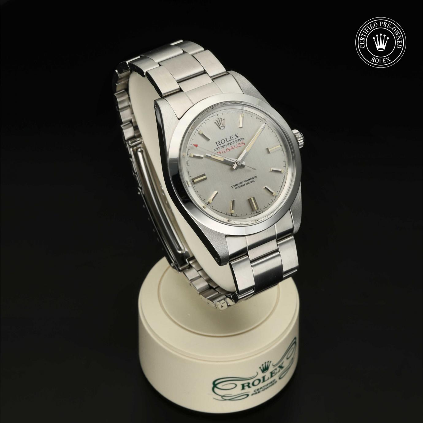 Rolex Oyster Perpetual Milgauss 1019/0 - 360 Grad Ansicht Bild 33