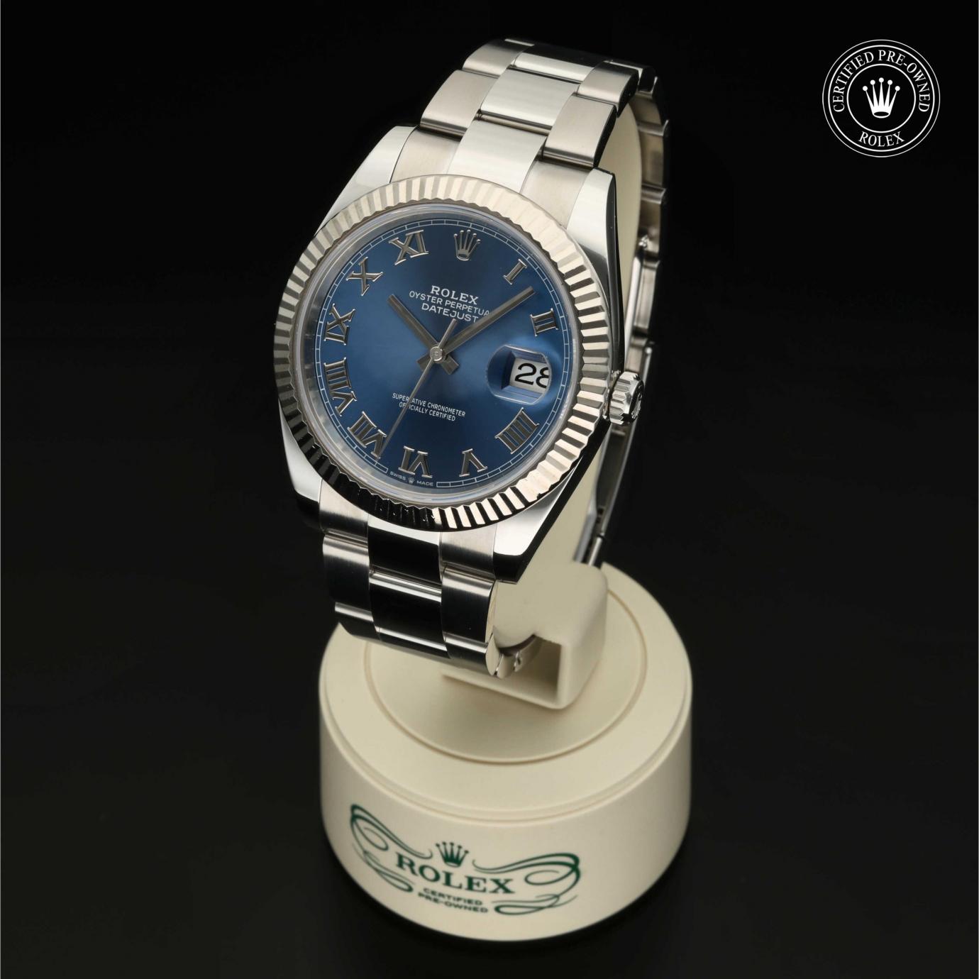 Rolex Datejust 41 M126334-0025 - 360 Grad Ansicht Bild 3