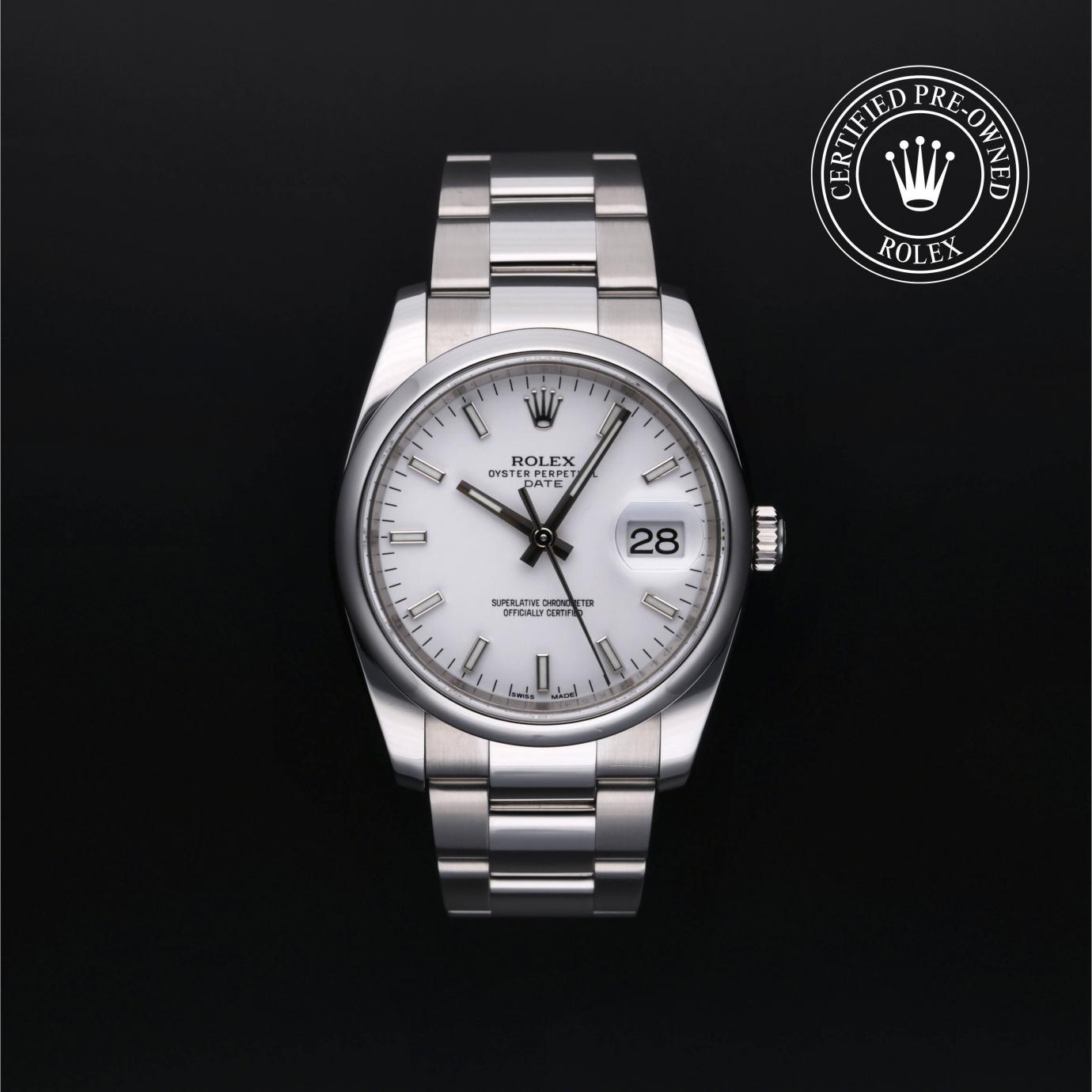 Rolex Date 34 M115200-0004 Herrenuhr Soldier