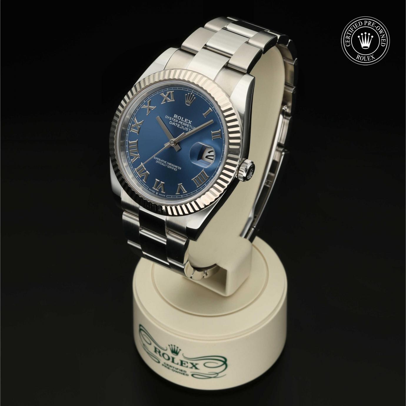 Rolex Datejust 41 M126334-0025 - 360 Grad Ansicht Bild 4