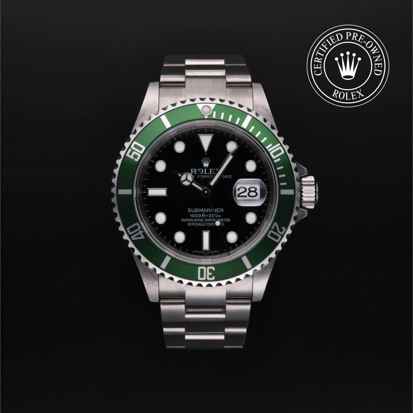 Rolex Oyster Perpetual Submariner Date M16610LV-0002 Herrenuhr Soldier