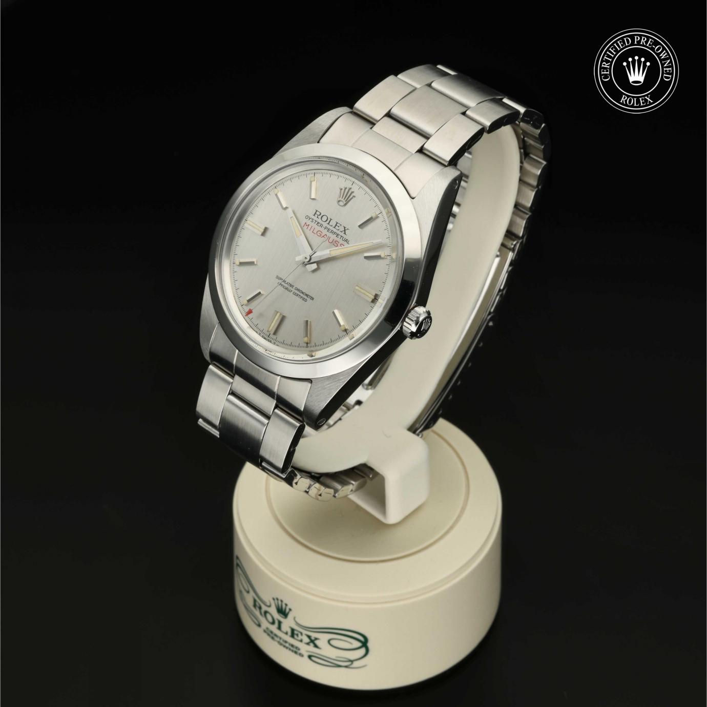 Rolex Oyster Perpetual Milgauss 1019/0 - 360 Grad Ansicht Bild 5