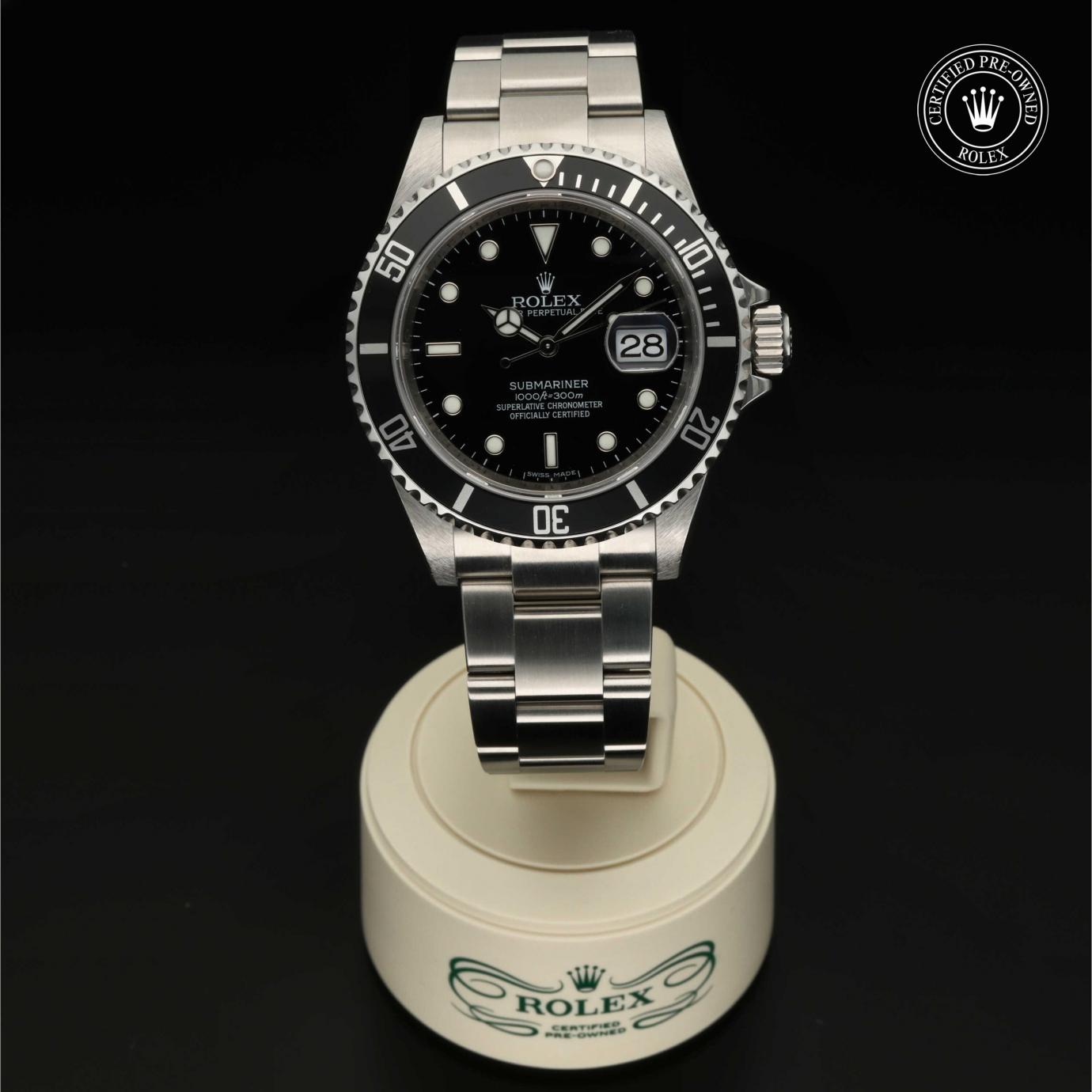Rolex Oyster Perpetual  Submariner Date M16610-0007 - 360 Grad Ansicht Bild 36
