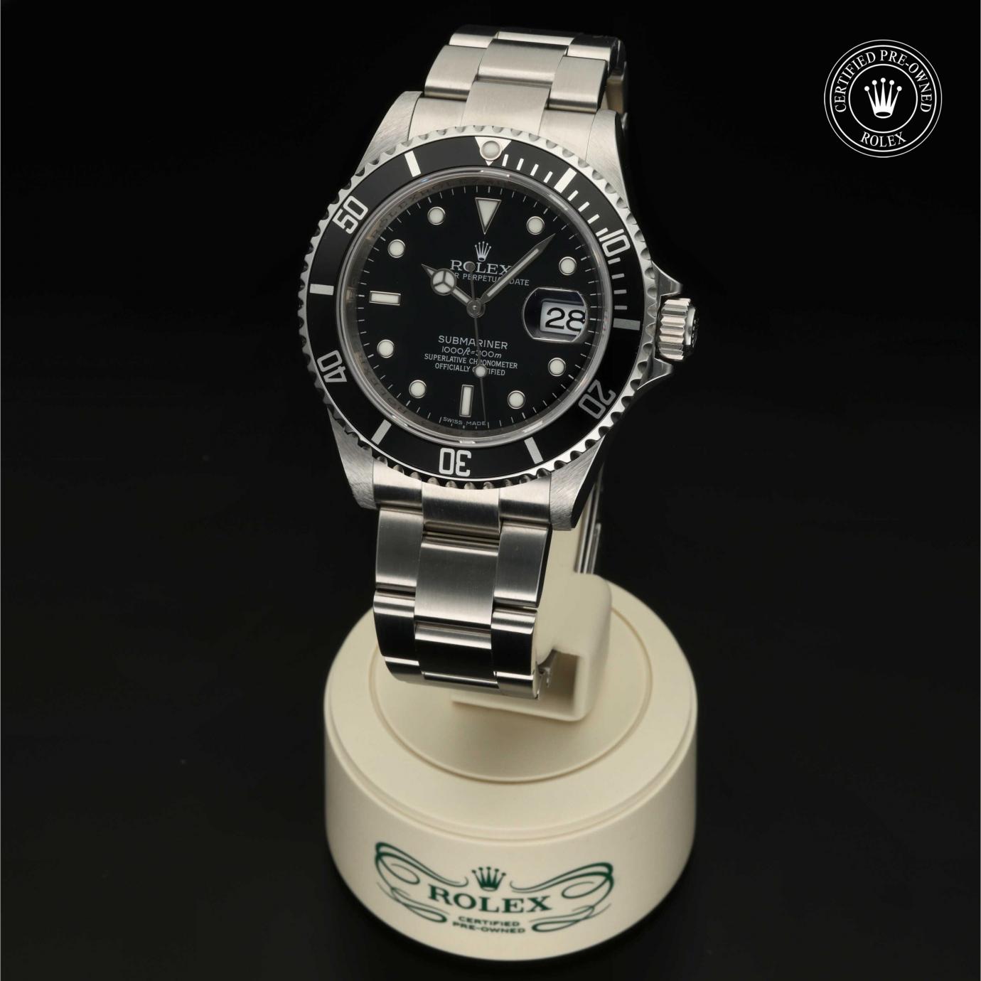 Rolex Oyster Perpetual  Submariner Date M16610-0007 - 360 Grad Ansicht Bild 2