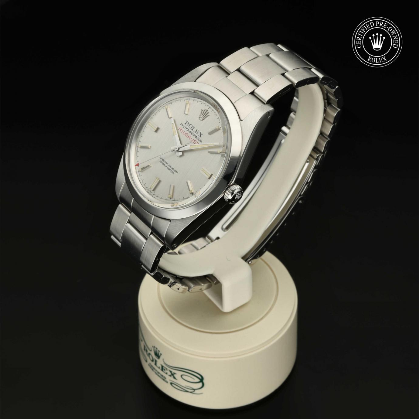 Rolex Oyster Perpetual Milgauss 1019/0 - 360 Grad Ansicht Bild 6