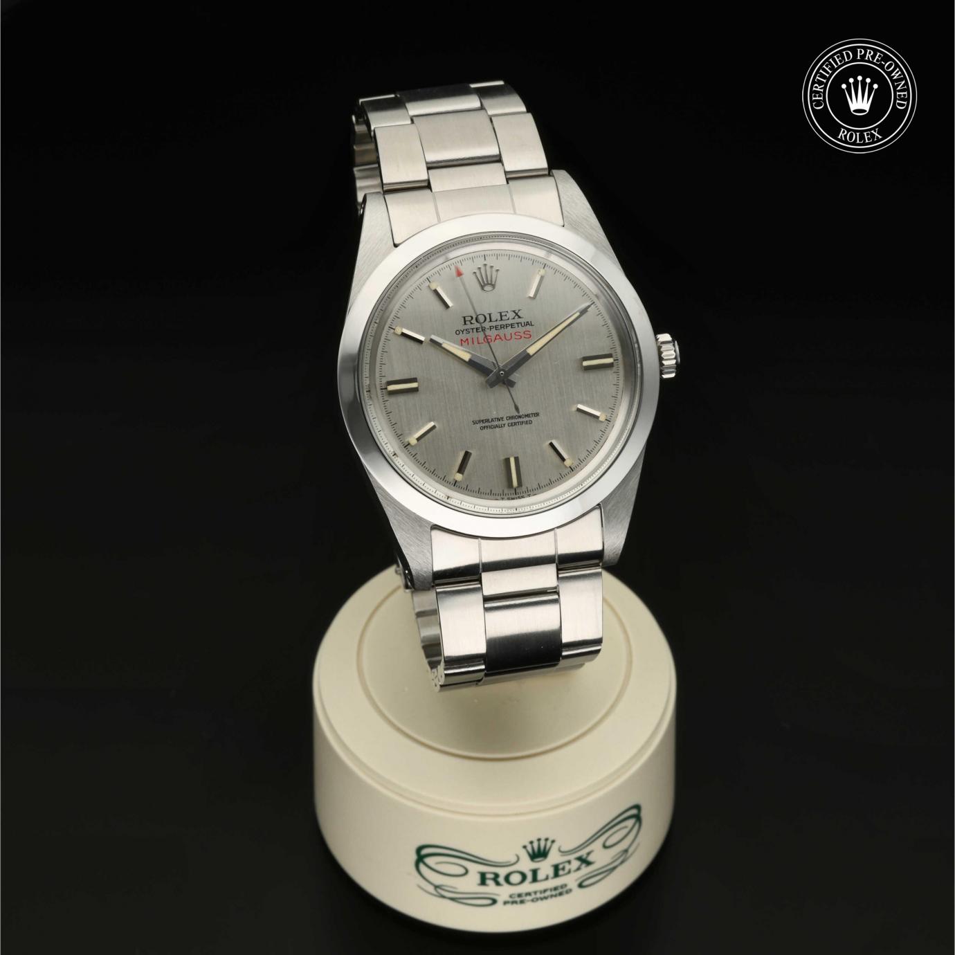 Rolex Oyster Perpetual Milgauss 1019/0 - 360 Grad Ansicht Bild 35