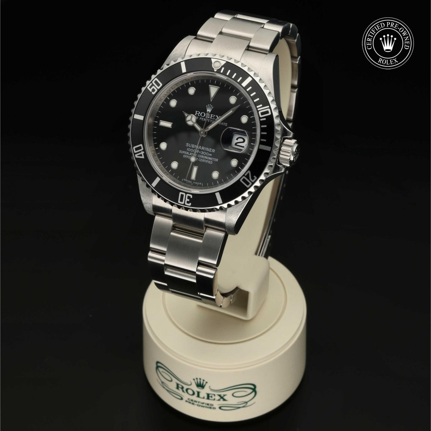 Rolex Oyster Perpetual  Submariner Date M16610-0007 - 360 Grad Ansicht Bild 3