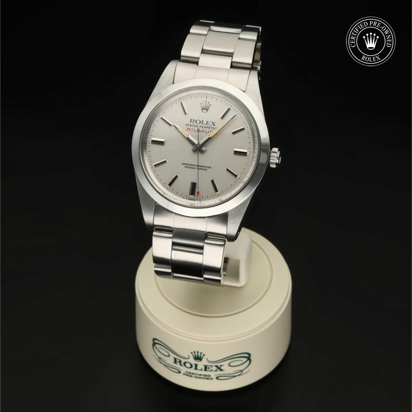 Rolex Oyster Perpetual Milgauss 1019/0 - 360 Grad Ansicht Bild 2