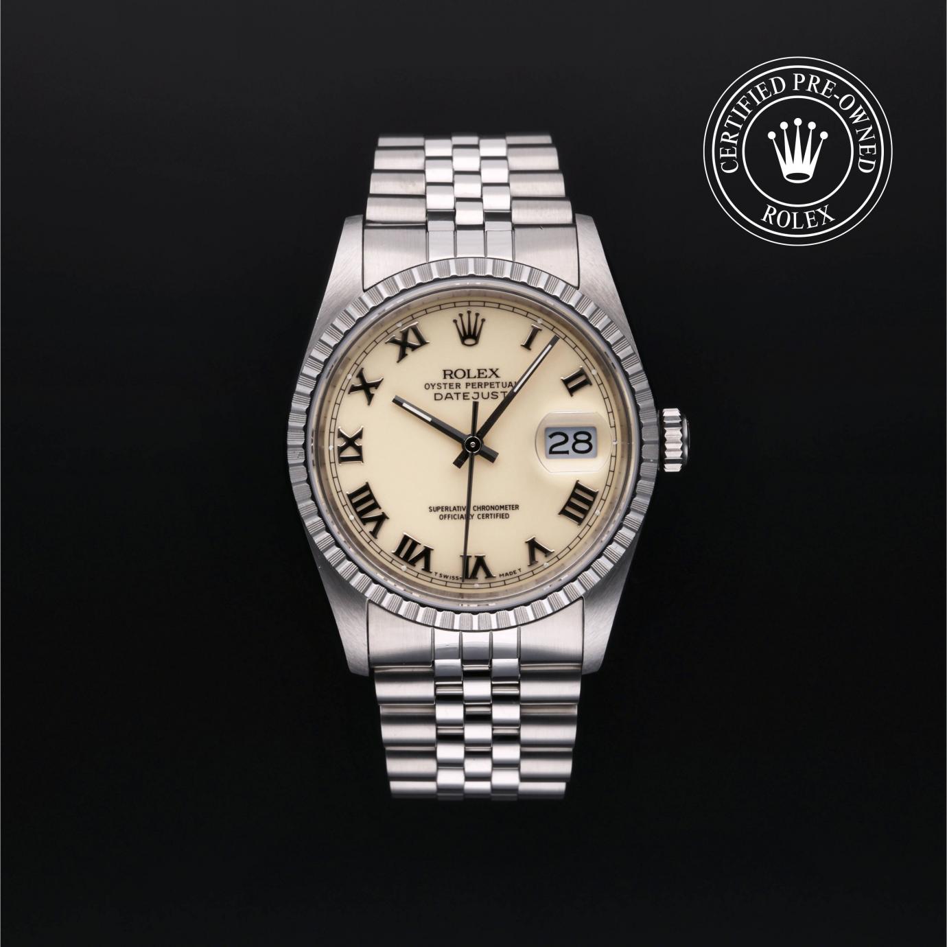 Rolex Oyster Perpetual Datejust 36 M16220-0031 Herrenuhr Soldier