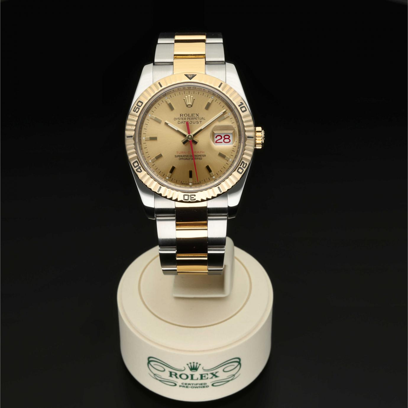 Rolex Oyster Perpetual Datejust Turn-O-Graph M116263-0008 Herrenuhr Bild 1