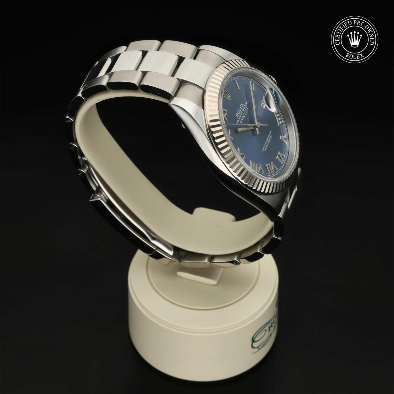 Rolex Datejust 41 M126334-0025 - 360 Grad Ansicht Bild 29