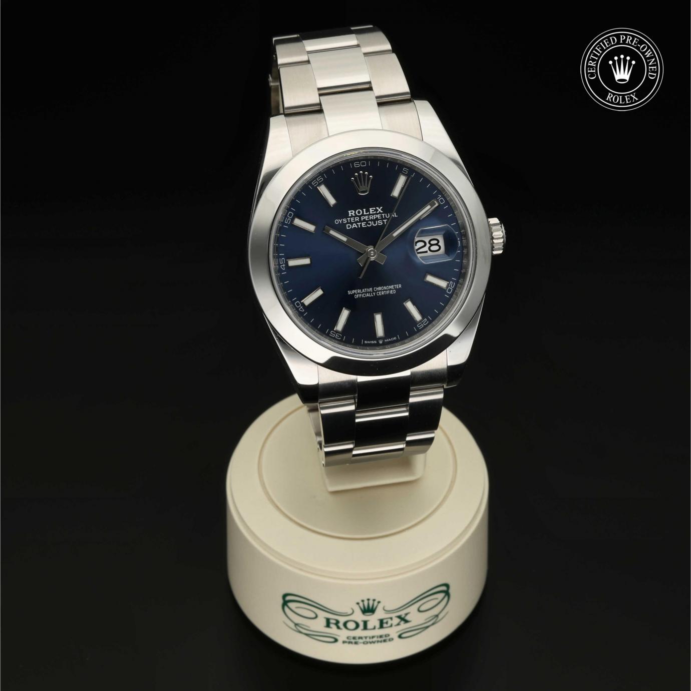Rolex Datejust 41 M126300-0001 - 360 Grad Ansicht Bild 35