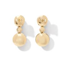 Bouton 2 Cabochon Ohrringe Sky