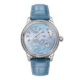 Unisex, Glashütte Original PanoMatic Luna 1-90-12-03-12-02