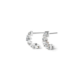 Platin, Ohrringe, Niessing Vivida Creolen, Ref: N404975-4mm-0.23ct-pt