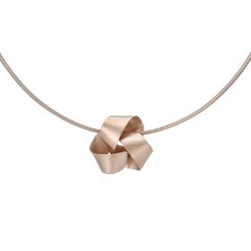 Roségold, Halsschmuck, Niessing Papyr Anhänger  N183090-12mm-rw