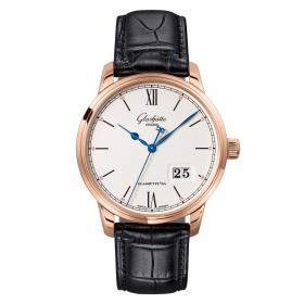 Unisex, Glashütte Original Senator Excellence Panoramadatum 1-36-03-02-05-61