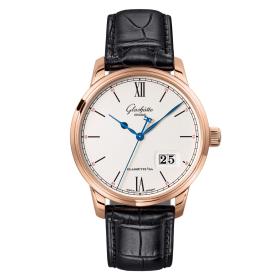 Unisex, Glashütte Original Senator Excellence Panoramadatum 1-36-03-02-05-61