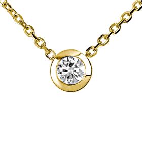 Halsschmuck, Gelbgold, Ruppenthal Collier Solitär 00807274