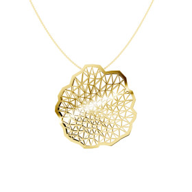         Gelbgold, Halsschmuck, Niessing Topia Vision Anhänger  N393025-35mm-gloss-cy